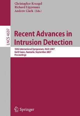 【预订】Recent Advances in Intrusion Detection