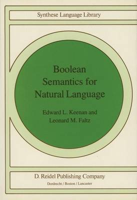 预订 Boolean Semantics for Natural Language