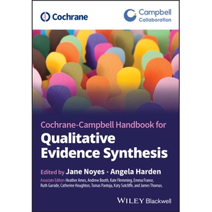 预订 Cochrane Handbook for Qualitative Evidence Synthesis Cochrane定性证据综合手册: 9781119843221