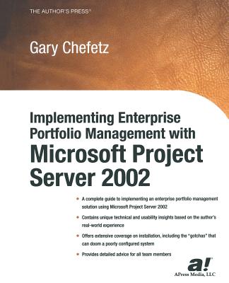 【预订】Implementing Enterprise Portfolio Management with Microsoft Project Server 2002