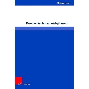 预订 Parodien im Immaterialgüterrecht 知识产权法中的模仿: 9783847113744