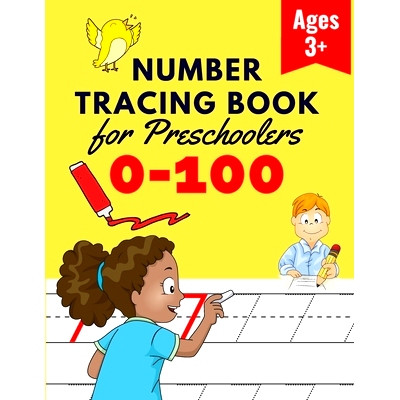 预订 Number Tracing Book for Preschoolers: Number Practice Workbook To Learn The Numbers From 0 To 100 - Math Activity B