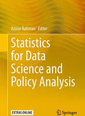 【预订】Statistics for Data Science and Policy Analysis
