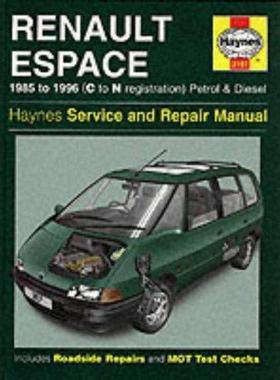 [预订]Renault Espace Petrol & Diesel (85 - 96) Haynes Repair Manual 9781859601976