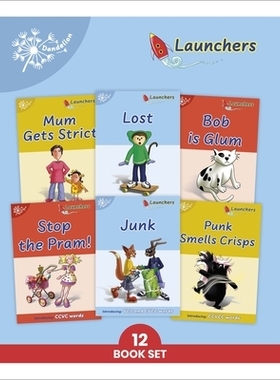 预订 Phonic Books Dandelion Launchers Units 8-10: Adjacent consonants and consonant digraphs 蒲公英拼读启蒙系列第8-10单