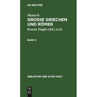 Griechen Artbaw Plutarch 9783112466674 Gr. Bd. 预订 Römer