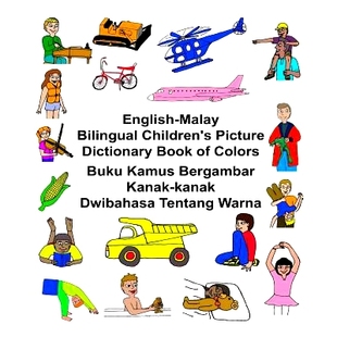 Dictionary Kanak English Book Picture Bilingual kanak Bergambar Dwibahasa Buku Children’s Kamus Malay 预订 Colors