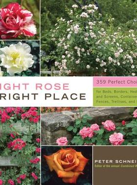 【预售】Right Rose, Right Place: 359 Perfect Choices for Beds, Borders, Hedges and Screens, Containers, Fences, Tr...