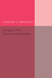 【预订】Inorganic Plant Poisons and Stimulants