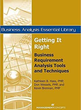 [预订]Getting It Right: Business Requirement Analysis Tools and Techniques 9781567262117