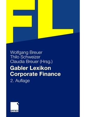 预订 Gabler Lexikon Corporate Finance: 9783834929808