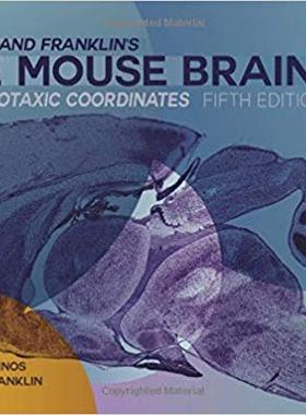 现货Paxino’s and Franklin’s The Mouse Brain in Stereotaxic Coordinates