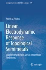 [预订]Linear Electrodynamic Response of Topological Semimetals 9783031356360