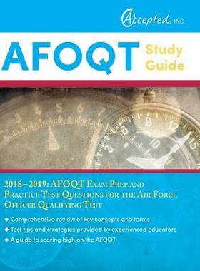 [预订]AFOQT Study Guide 2018-2019: AFOQT Exam Prep and Practice Test Questions for the Air Force Officer Q 9781635308013