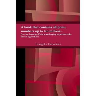 预订 primes to ten million...: 9781446126288