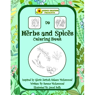 预订 Science Creations A to Z Herbs and Spices Coloring Book: 9780620915144