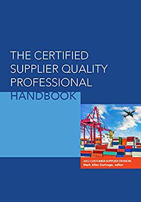 【预售】The Certified Supplier Quality Professional Handbook