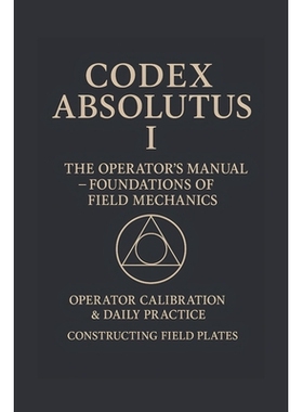 预订 Codex Absolutus - The Operators Training Manual: Mastering the laws of energy and field mechanics: 9798269254272