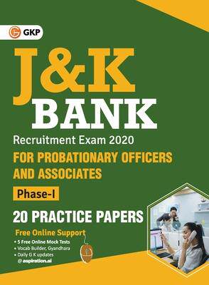 [预订]J & K Bank 2020 Probationary Officers & Associates Ph I - 20 Practice Papers 9789390187102