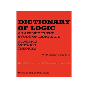 预订 Dictionary of Logic as Applied in the Study of Language