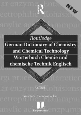 【预订】Routledge German Dictionary of Chemistry and Chemical Technology Worterbuch Chemie und Chemische Technik
