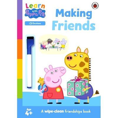预订 Learn with Peppa: Making Friends: Wipe-Clean Activity Book: Wipe-Clean Activity Book: 9780241601860