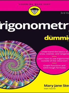 现货Trigonometry For Dummies, 3Rd Edition