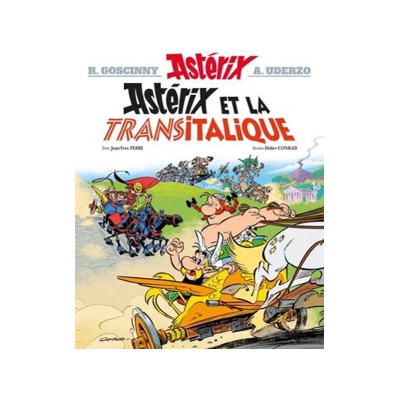 现货法语原版 高卢英雄历险记37 Astérix Vol.37：Astérix et la Transitalique  阿斯特克斯穿越意大利 法国比利时经典漫画