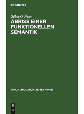 预订 Abriß einer funktionellen Semantik: 9789027925190