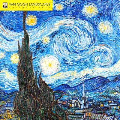 现货 梵高 风景画 2026年挂历 英文原版 进口艺术日历 印象派 Vincent van Gogh Landscapes Wall Calendar 2026 (Art Calendar)