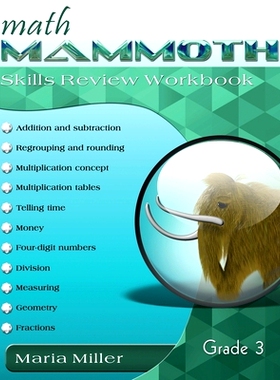 预订 Math Mammoth Grade 3 Skills Review Workbook: 9781954379138