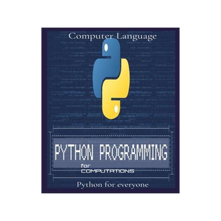 [预订]Programming for Computations: Python for everyone 9781803606651