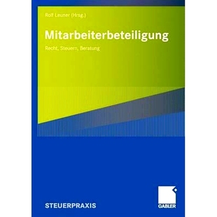 Beratung 预订 Steuern Recht 9783834907486 Mitarbeiterbeteiligung