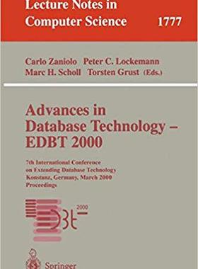 【预订】Advances in Database Technology - EDBT 2000 9783540672272