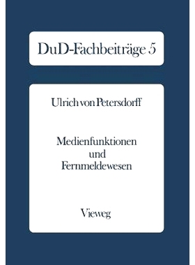 预订 Medienfunktionen und Fernmeldewesen: Zur Verwaltungskompetenz der Bundespost bei Bildschirmtext: 9783528035983
