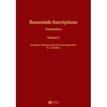 预订 Ramesside Translations V 5 Ramesside时期碑铭 第5卷 翻译: 9780631184317