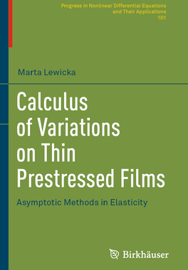 预订 Calculus of Variations on Thin Prestressed Films