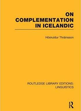 【预售】On Complementation in Icelandic