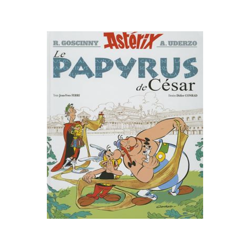 法语原版 高卢英雄历险记36 Une aventure d’Astérix Le papyrus de César 阿斯特克斯与丢失的卷轴 法国比利时经典漫画