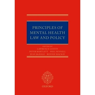 Mental Health 精神卫生法与政策原则 Principles 9780199279364 Policy and 预订 Law