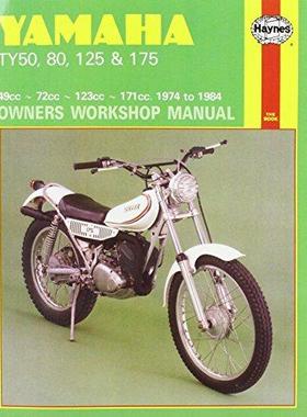 [预订]Yamaha TY50, 80, 125 & 175 (74 - 84) Haynes Repair Manual 9780856964640