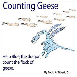 【预售】Counting Geese: Help Blue, the Dragon, Count the Flock of Geese.