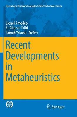 【预订】Recent Developments in Metaheuristics