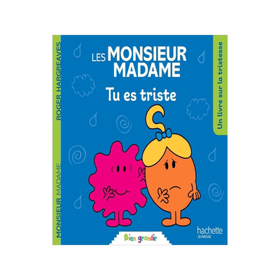 现货 奇先生妙小姐很悲伤 儿童小语种启蒙绘本 情绪管理 法语原版 Tu es triste