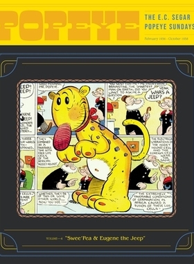 预订 Popeye Volume 4: Swee’Pea & Eugene the Jeep 大力水手第4卷：Swee ’ Pea ’ Eugene the Jeep: 9798875000010