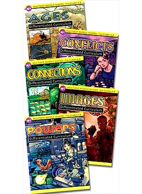 预订 Multiage Differentiated Curriculum Kit: Middle School 多年龄差异化课程套件: 9781593633073