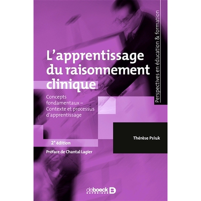 预订 L’apprentissage du raisonnement clinique : concepts fondamentaux, contexte et processus d’apprentissage 学习临床