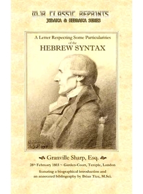 预订 A Letter Respecting Some Particularities of the Hebrew Syntax: 9781545191378
