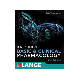 预售 Katzung’s Basic and Clinical Pharmacology, 16th Edition 9781260463309