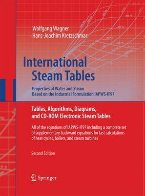 【预订】International Steam Tables - Properties of Water and Steam based on the Industrial Formulation IAPWS-IF97
